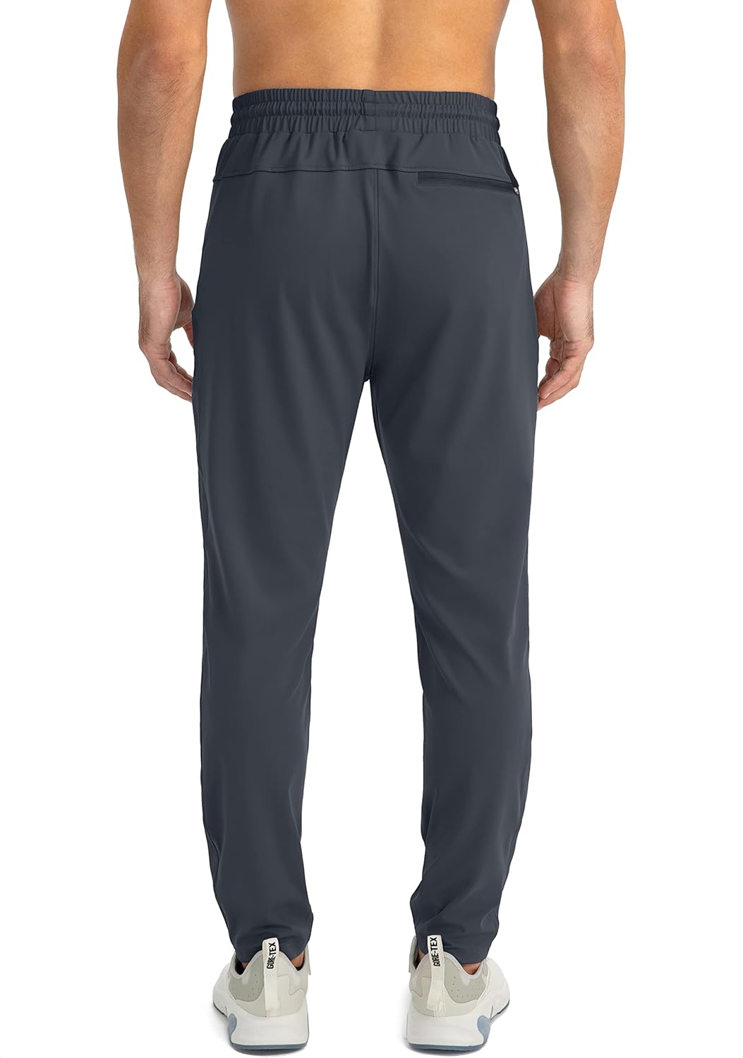 Herren Jogginghose mit Reißverschlusstaschen Tapered Joggers Sporthose für Training - Bild 130 von 133
