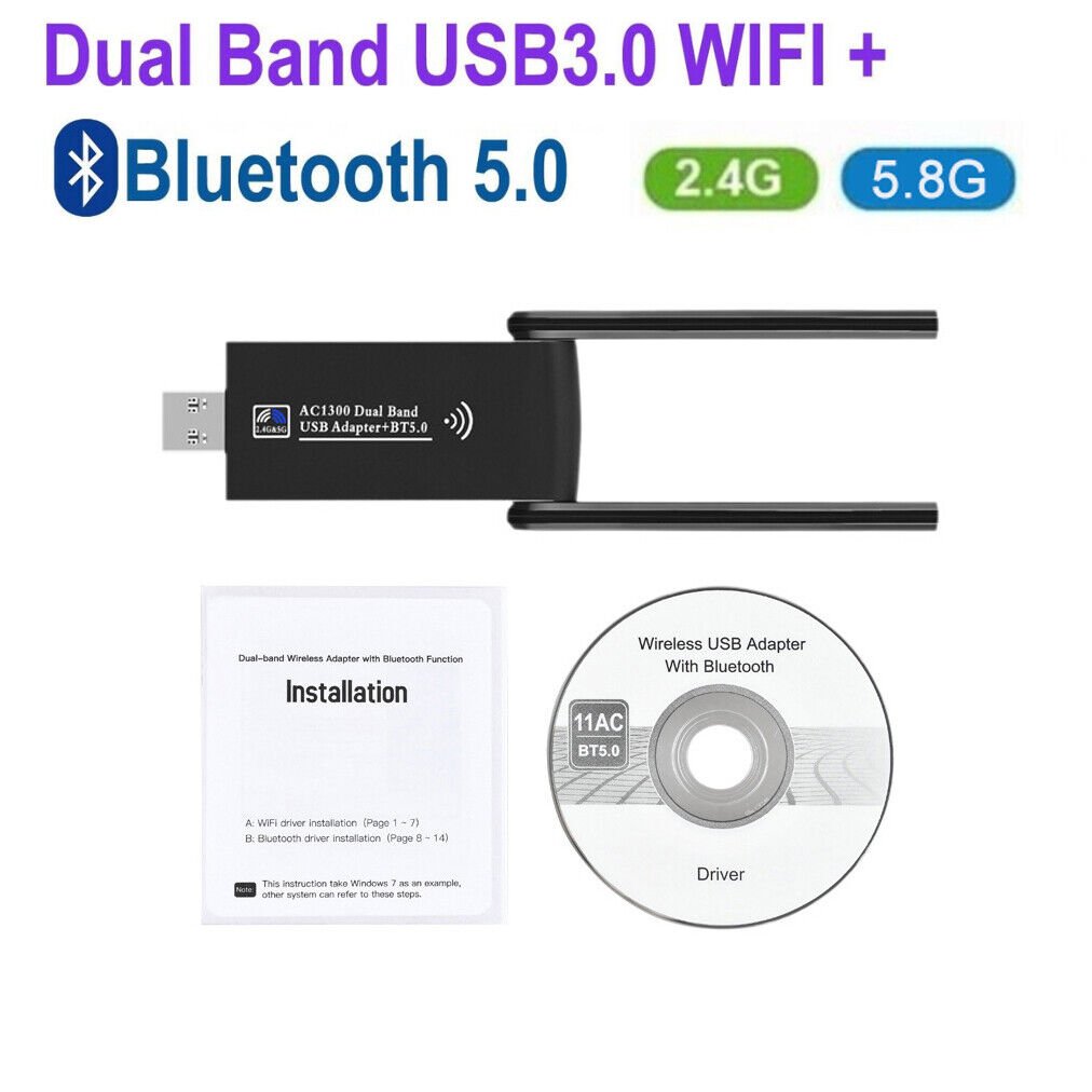 High-Speed 1300Mbps USB 3.0 Wireless Bluetooth Adapter for Improved Connectivity - Picture 22 of 22