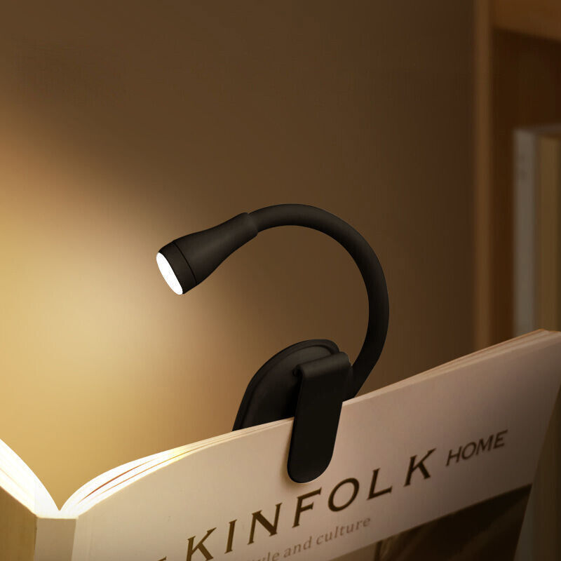 Rechargeable Book Reading Light  Clip On LED Lamp with 3 Light Modes Adjustable