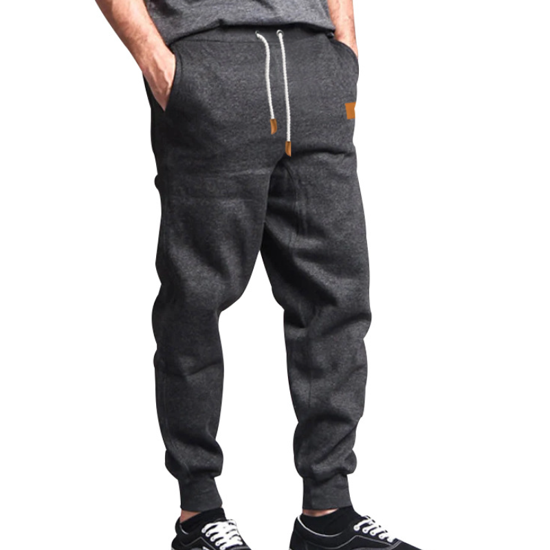 Men's Solid Color Sweatpants Loose Fitness Jogging Pants Men's Workout Trousers - Picture 23 of 24