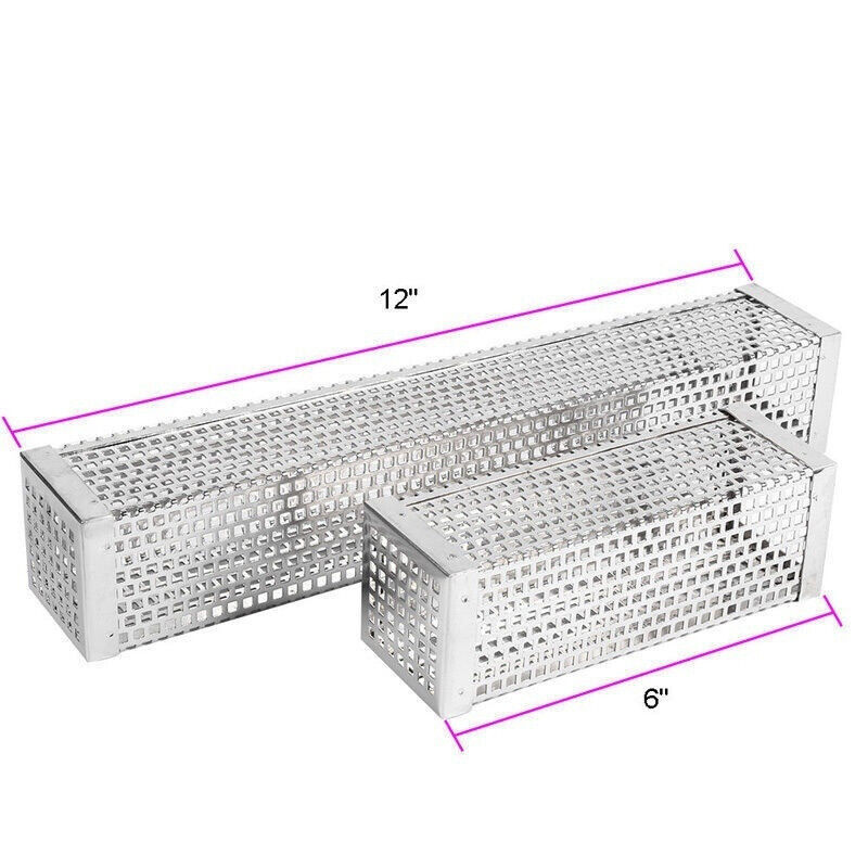 Neu 6''/12'' Smoker Holzpellet BBQ Grill Kaltrauch Generator Räuchern Mesh Rohr - Bild 13 von 13