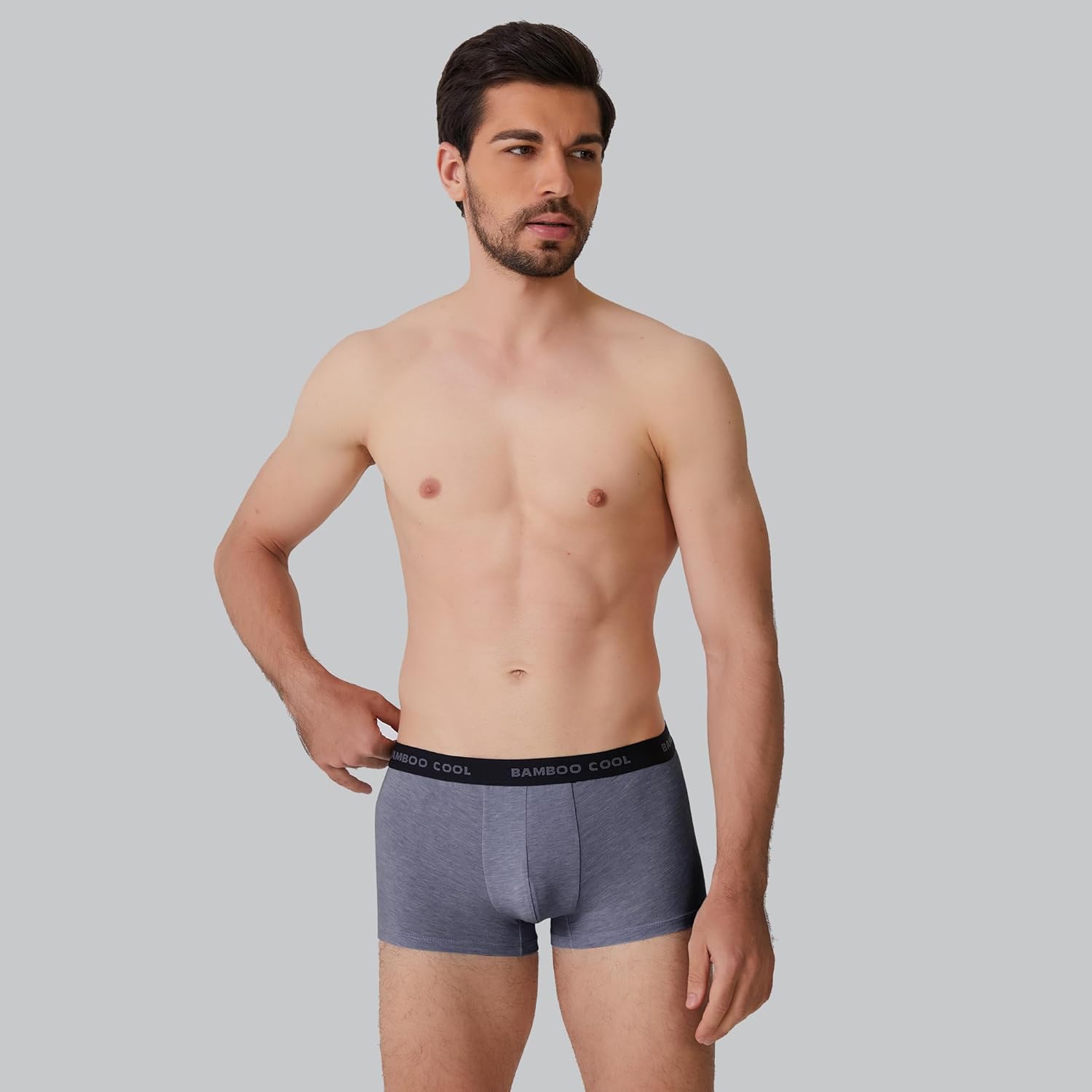 Men's Breathable Underwear,No Riding Up Boxer Briefs with Flexible Waistband - Bild 30 von 139