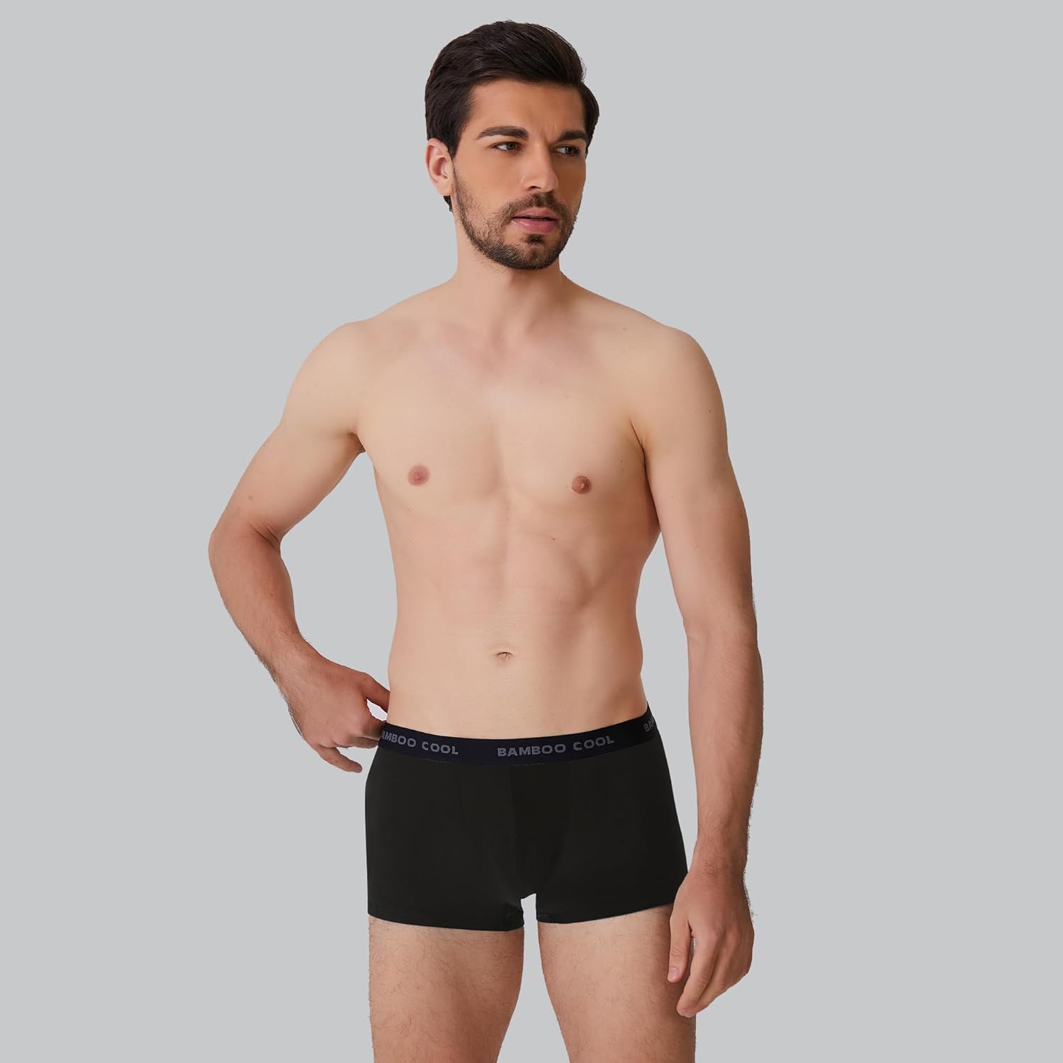 Men's Breathable Underwear,No Riding Up Boxer Briefs with Flexible Waistband - Bild 37 von 139