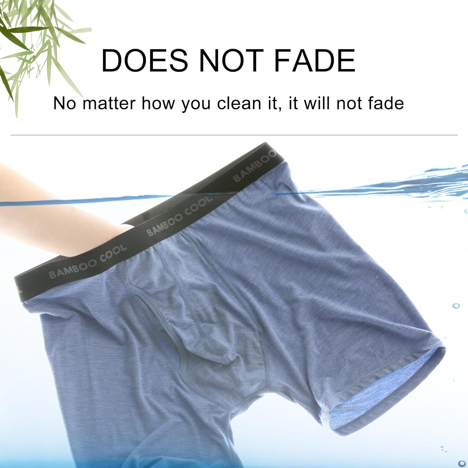 Men's Breathable Underwear,No Riding Up Boxer Briefs with Flexible Waistband - Bild 51 von 139