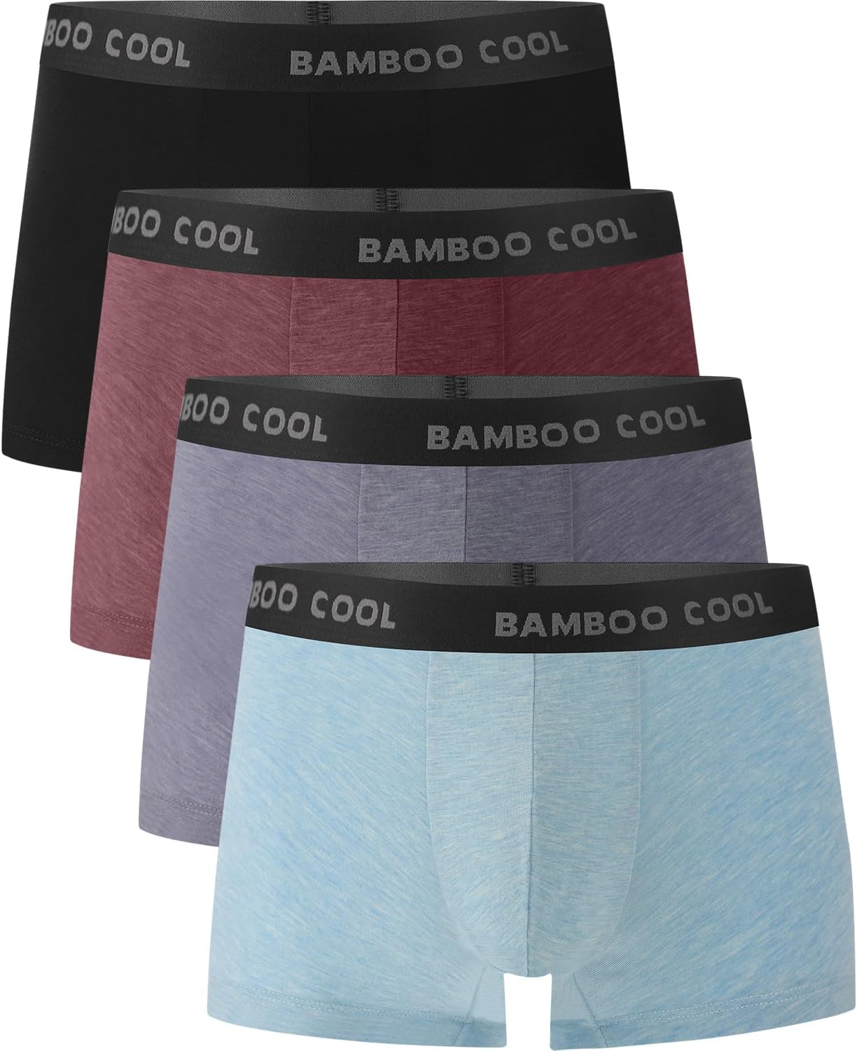 Men's Breathable Underwear,No Riding Up Boxer Briefs with Flexible Waistband - Bild 127 von 139