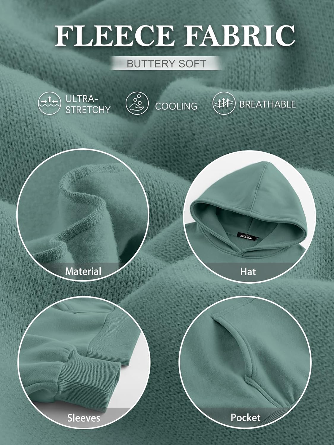 Sudaderas con capucha de gran tamaño para mujer Sudaderas de lana Suéteres Trajes de primavera Pullover - Imagen 64 de 172