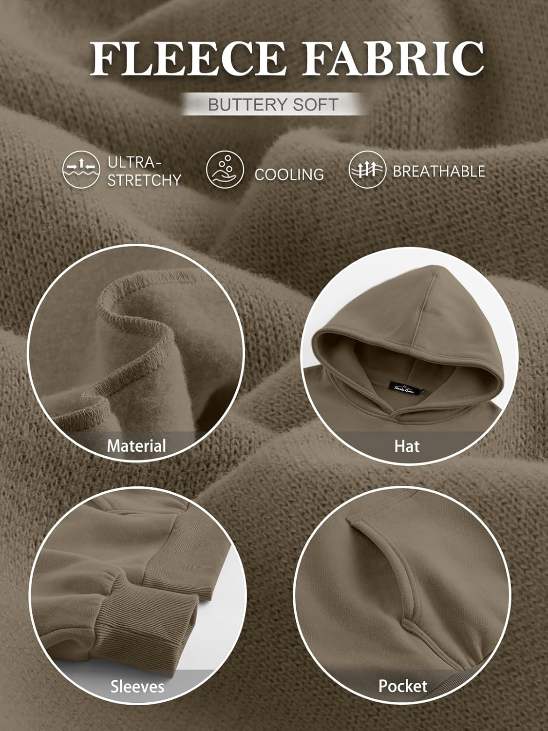 Sudaderas con capucha de gran tamaño para mujer Sudaderas de lana Suéteres Trajes de primavera Pullover - Imagen 70 de 172