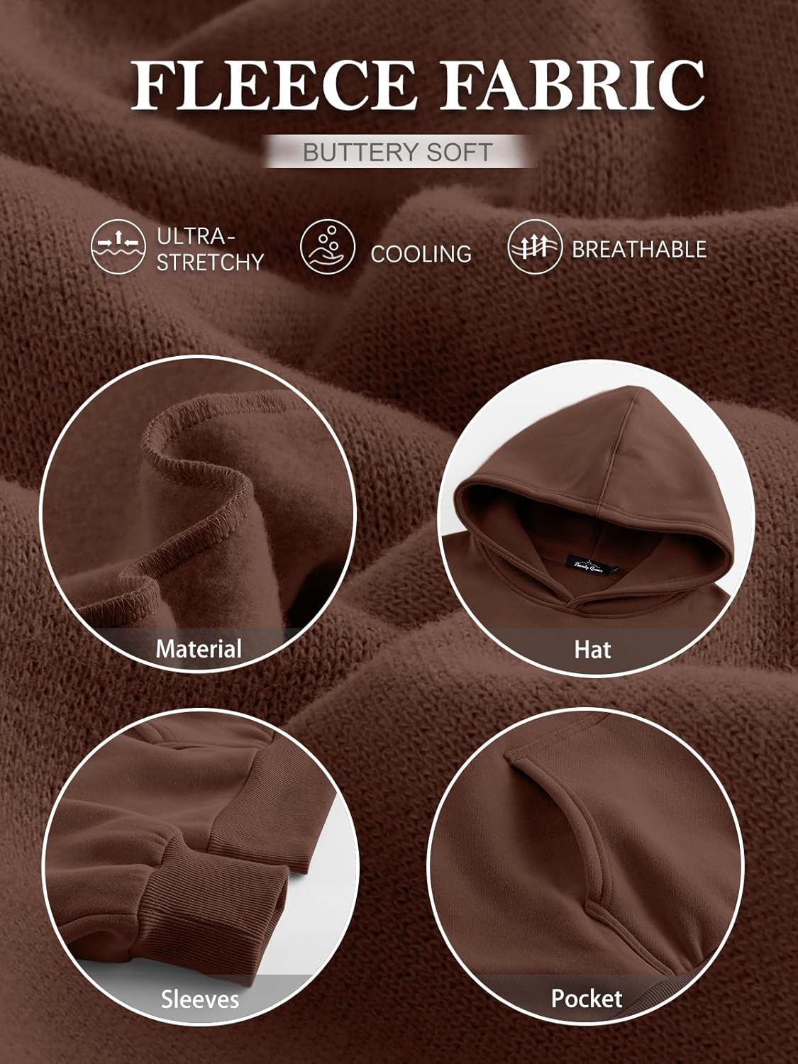 Sudaderas con capucha de gran tamaño para mujer Sudaderas de lana Suéteres Trajes de primavera Pullover - Imagen 94 de 172