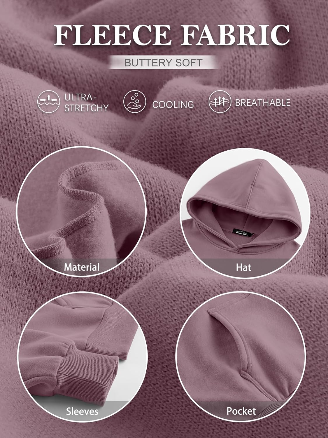 Sudaderas con capucha de gran tamaño para mujer Sudaderas de lana Suéteres Trajes de primavera Pullover - Imagen 106 de 172