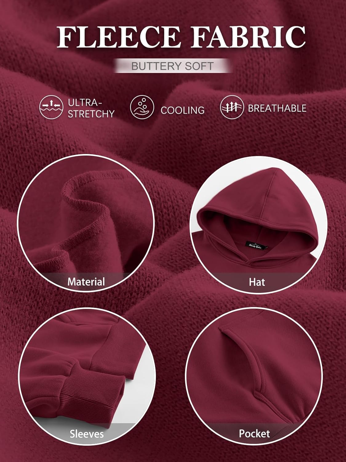 Sudaderas con capucha de gran tamaño para mujer Sudaderas de lana Suéteres Trajes de primavera Pullover - Imagen 118 de 172