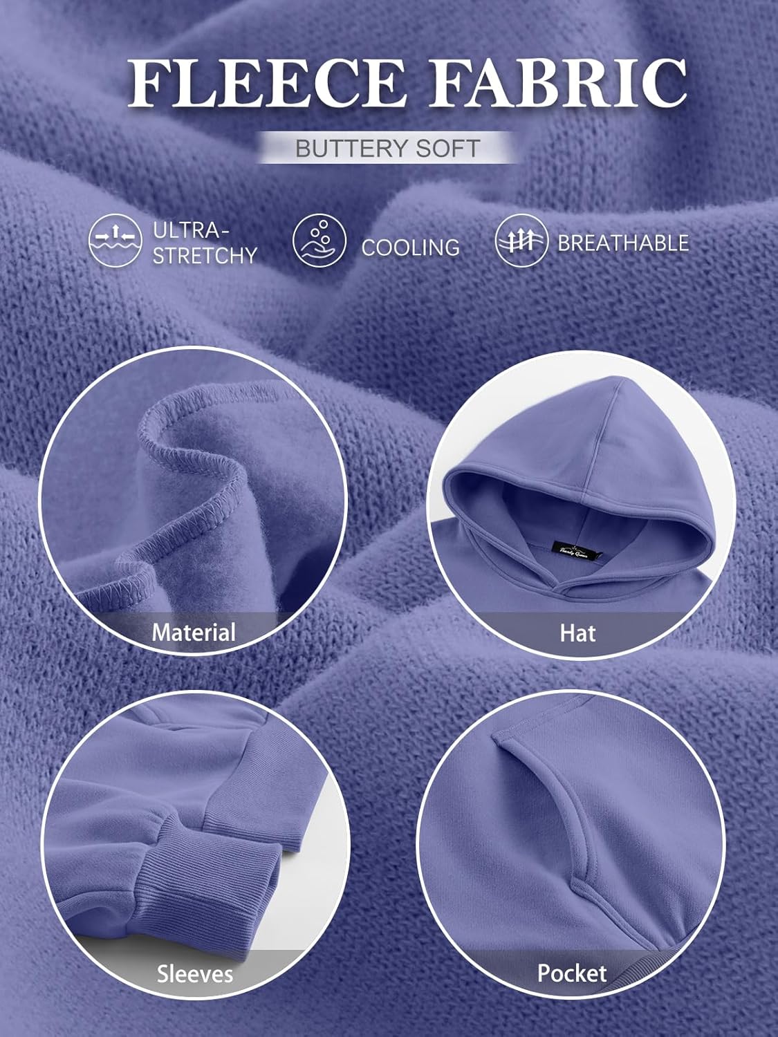 Sudaderas con capucha de gran tamaño para mujer Sudaderas de lana Suéteres Trajes de primavera Pullover - Imagen 124 de 172