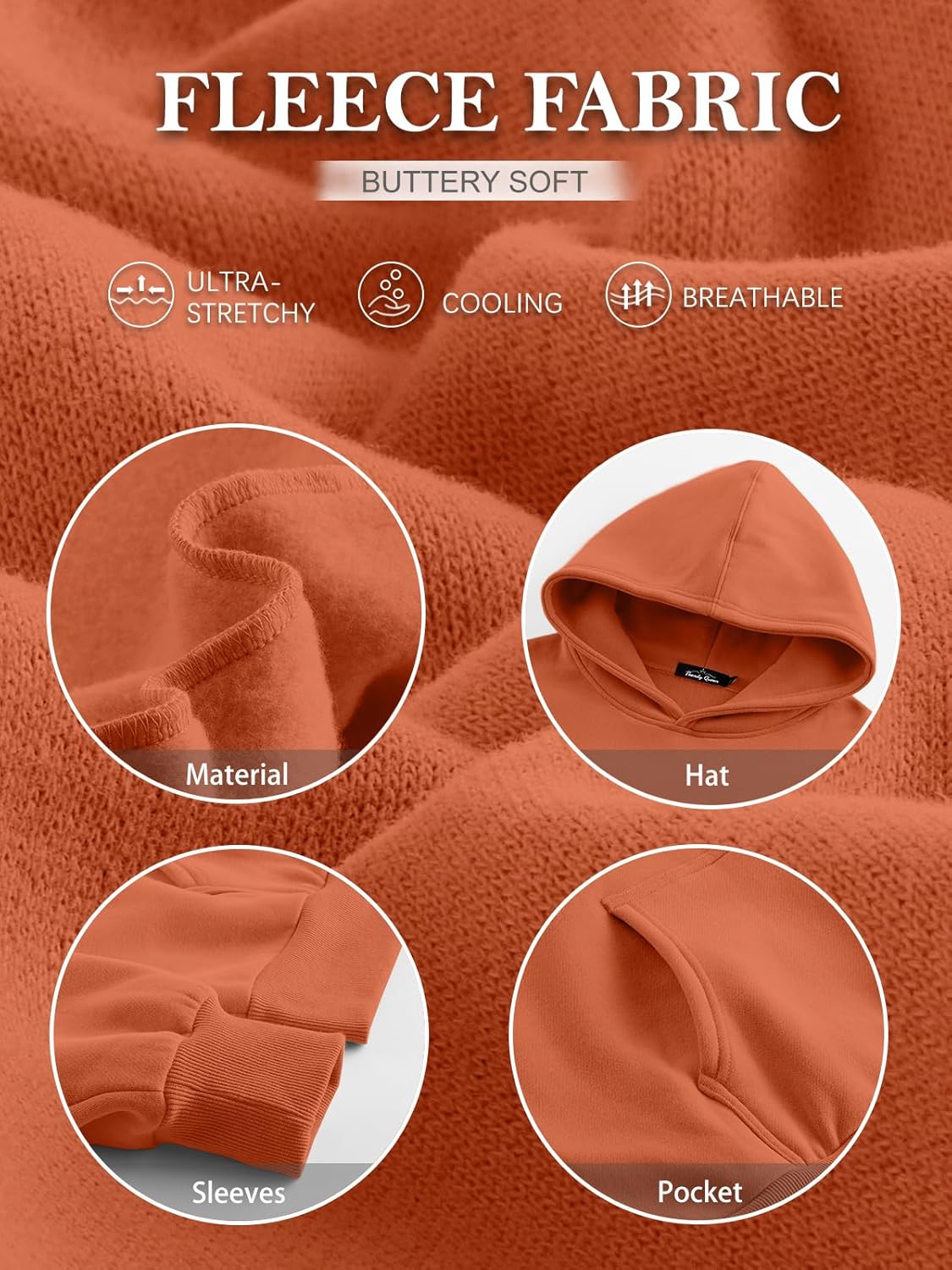 Sudaderas con capucha de gran tamaño para mujer Sudaderas de lana Suéteres Trajes de primavera Pullover - Imagen 130 de 172