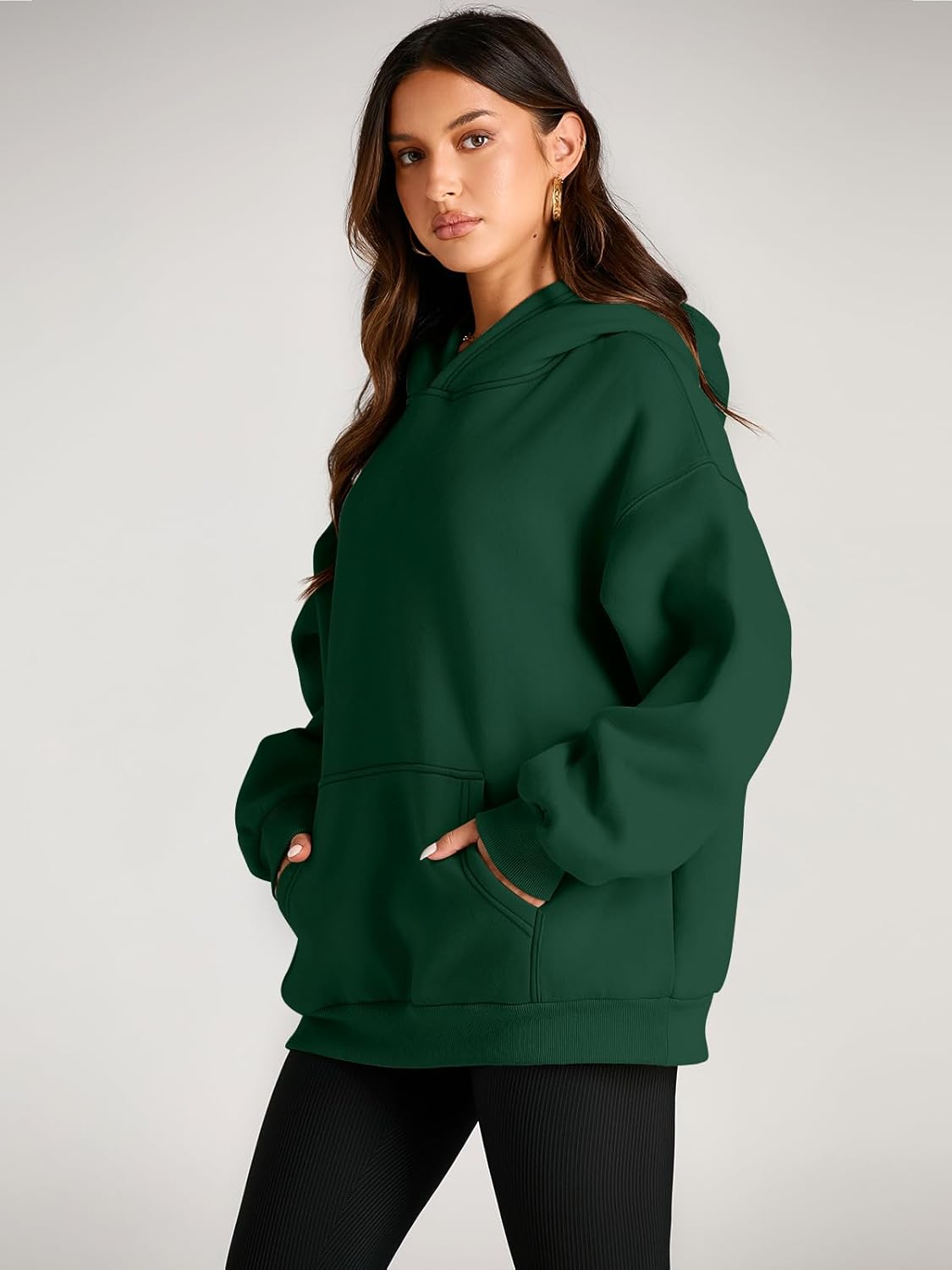 Sudaderas con capucha de gran tamaño para mujer Sudaderas de lana Suéteres Trajes de primavera Pullover - Imagen 133 de 172
