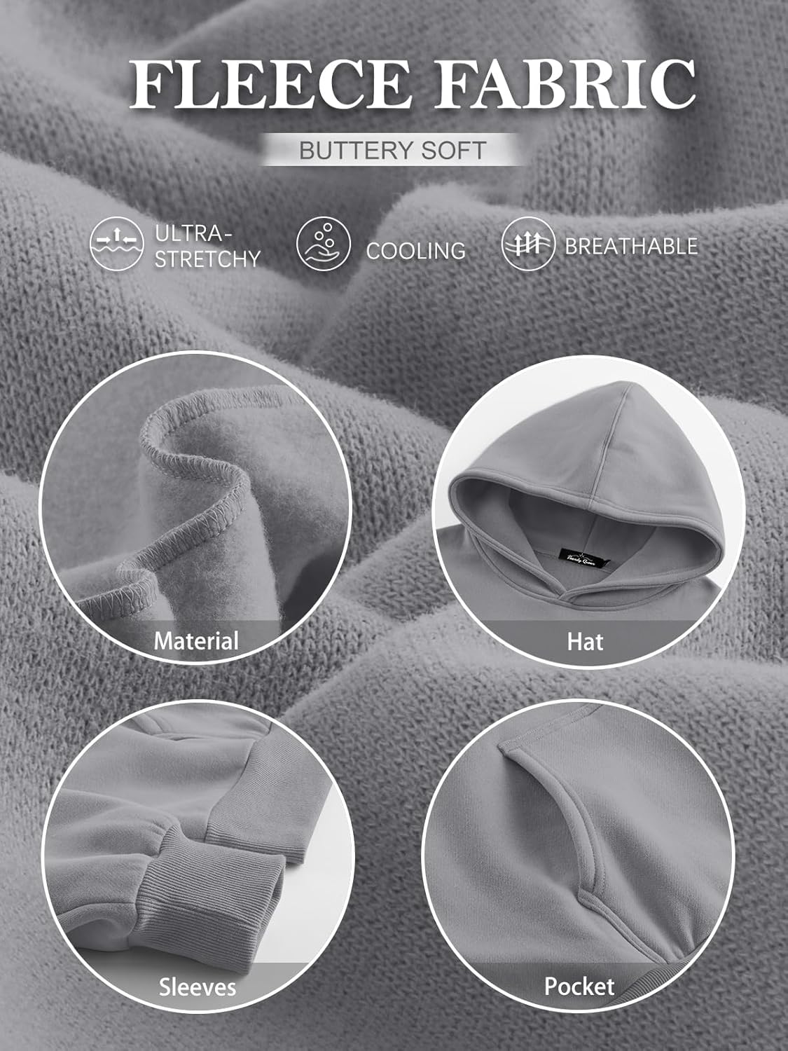 Sudaderas con capucha de gran tamaño para mujer Sudaderas de lana Suéteres Trajes de primavera Pullover - Imagen 154 de 172