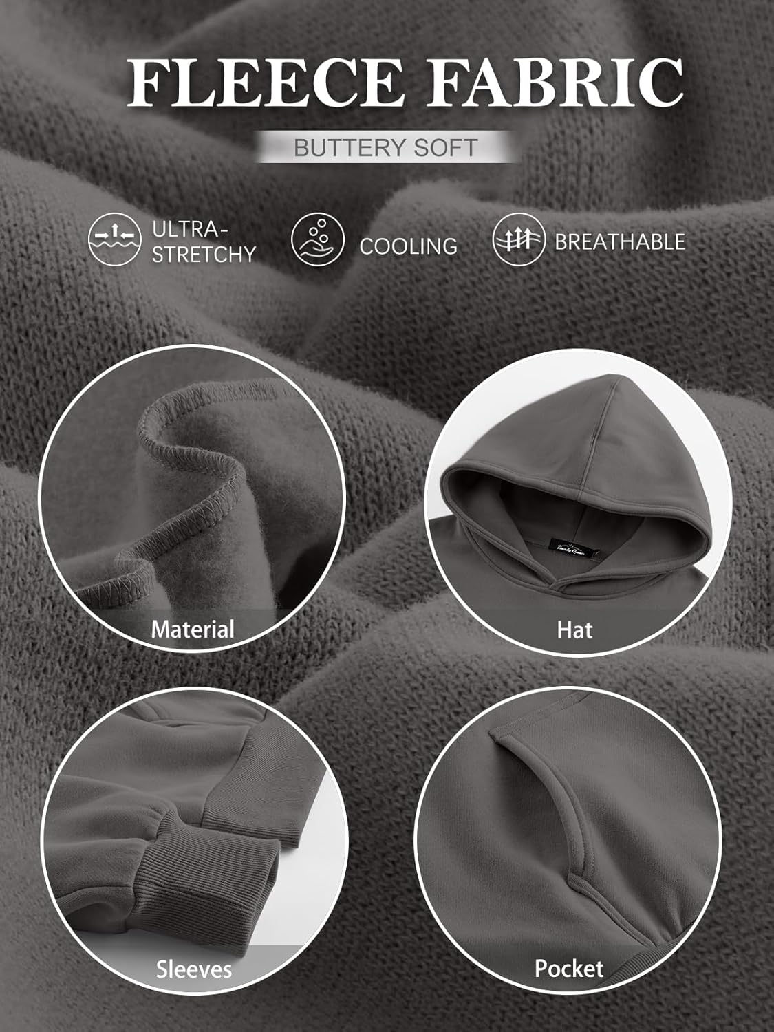 Sudaderas con capucha de gran tamaño para mujer Sudaderas de lana Suéteres Trajes de primavera Pullover - Imagen 160 de 172