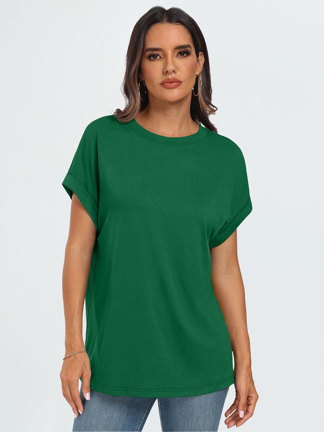 Elegante Damen-T-Shirts Sommertops Frühling Mode Business Freizeit Trainingskleidung - Bild 30 von 147