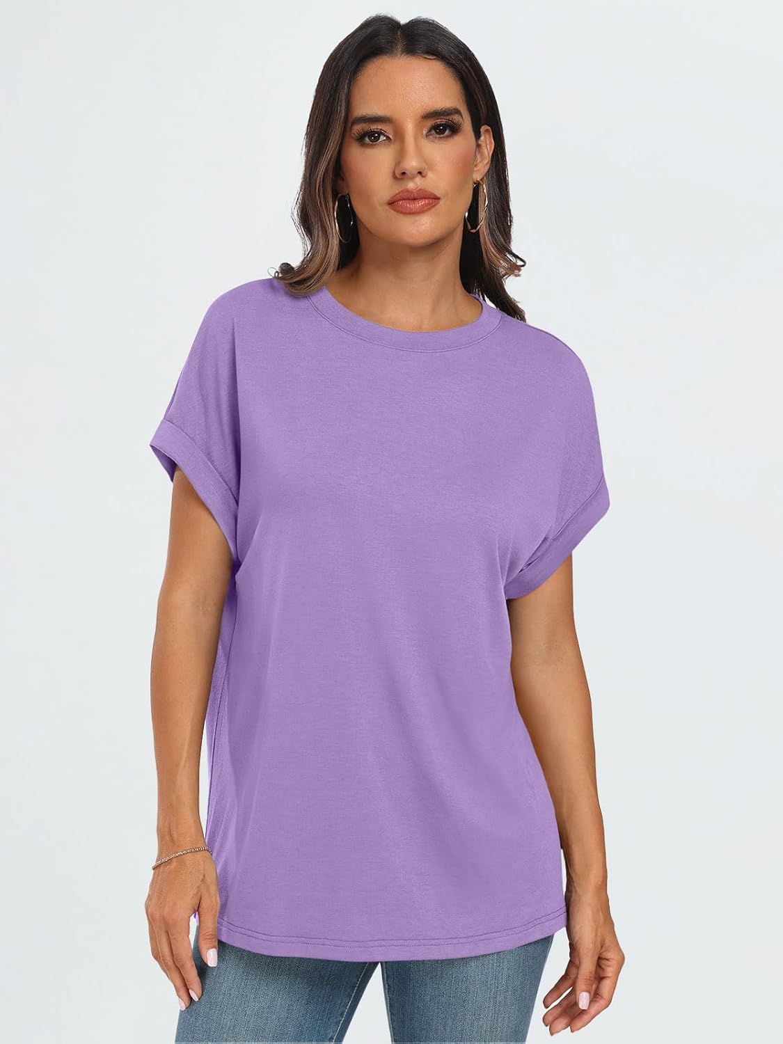 Elegante Damen-T-Shirts Sommertops Frühling Mode Business Freizeit Trainingskleidung - Bild 45 von 147