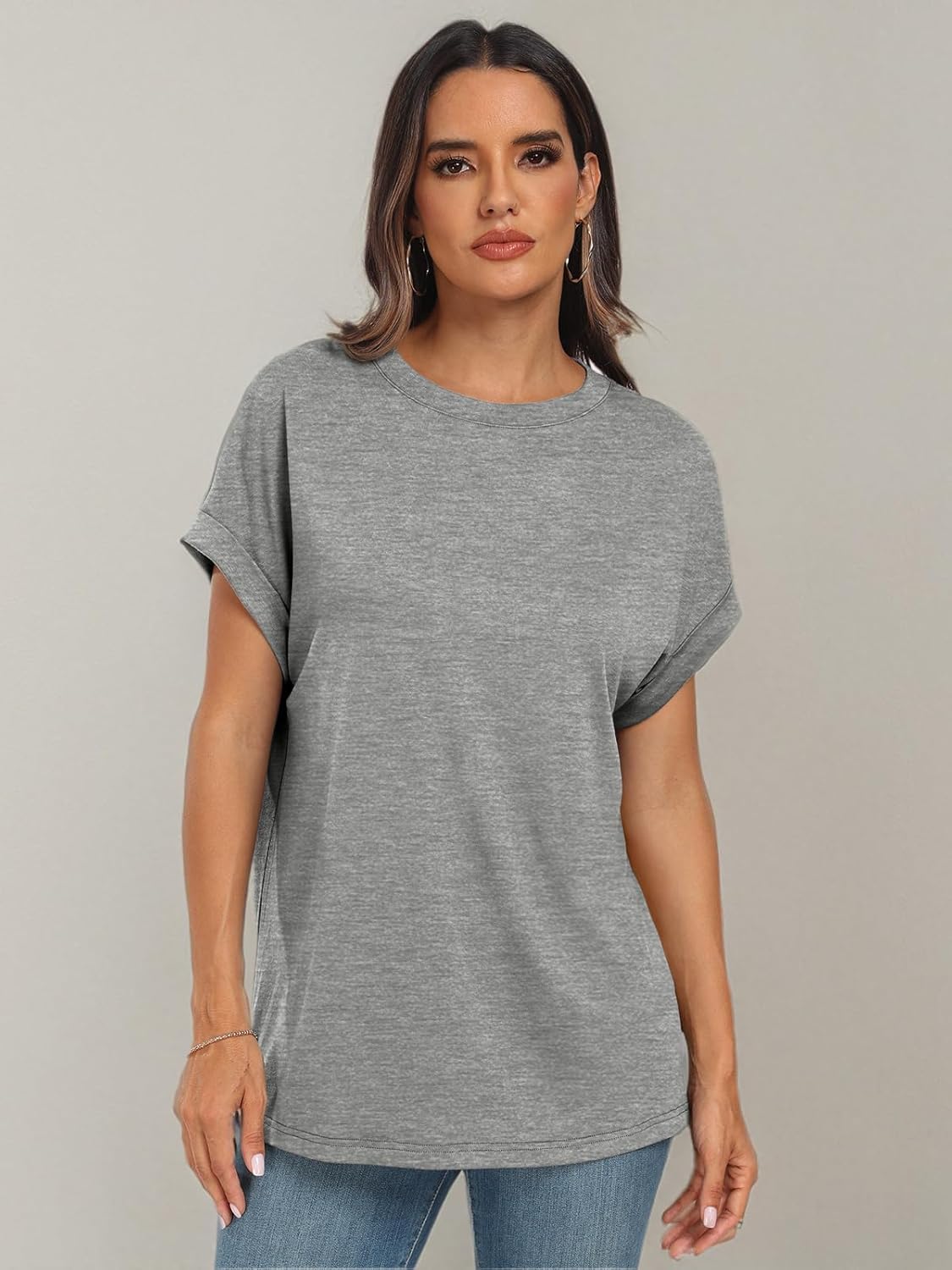 Elegante Damen-T-Shirts Sommertops Frühling Mode Business Freizeit Trainingskleidung - Bild 64 von 147