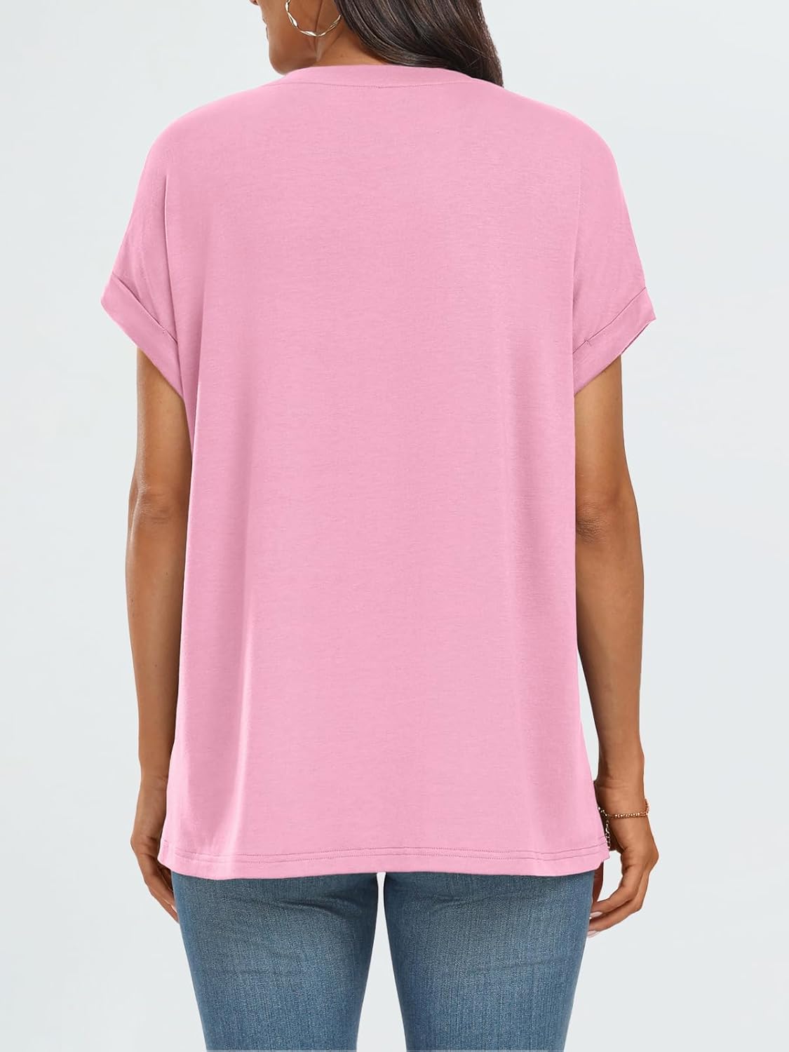 Elegante Damen-T-Shirts Sommertops Frühling Mode Business Freizeit Trainingskleidung - Bild 74 von 147