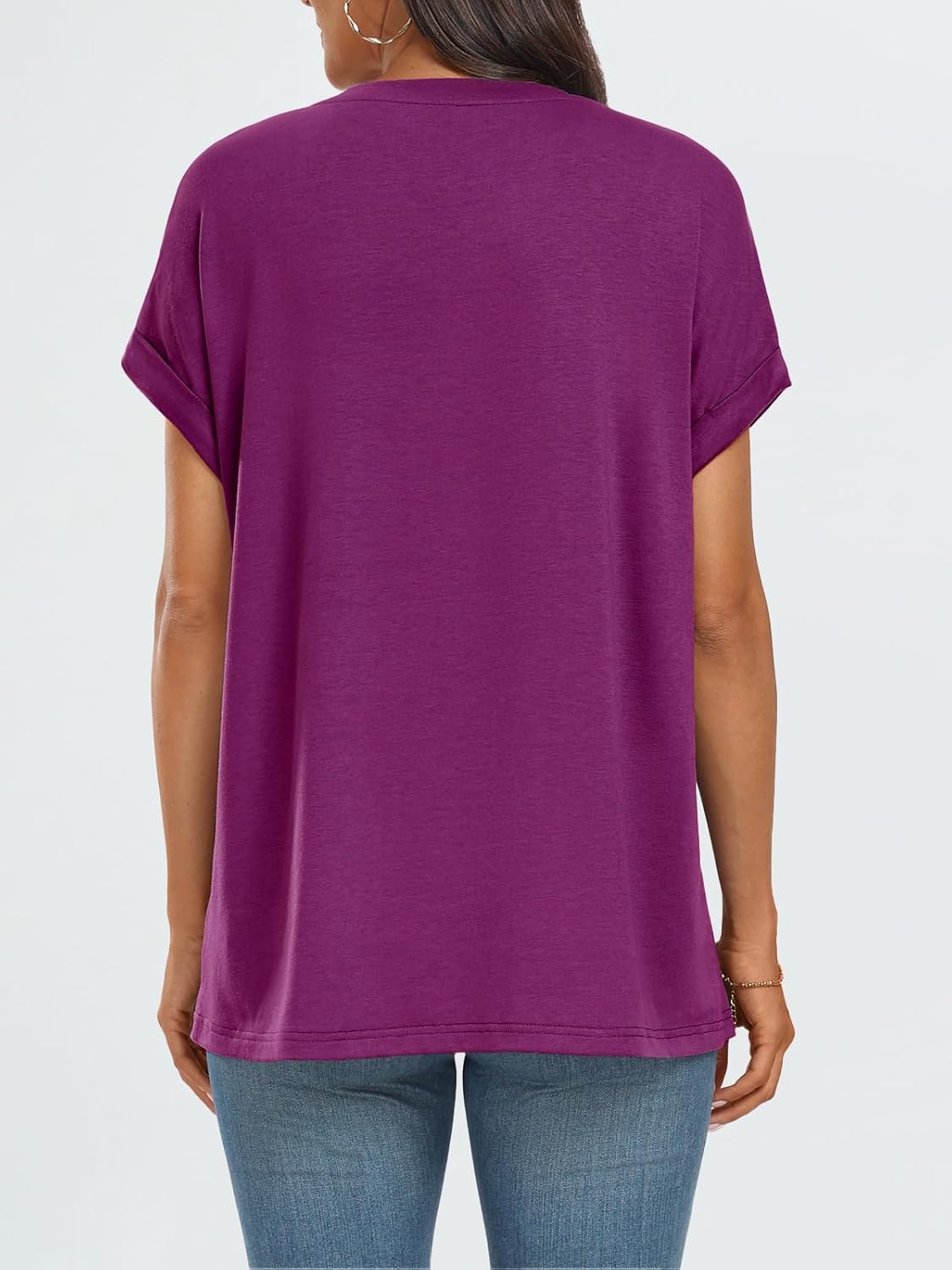 Elegante Damen-T-Shirts Sommertops Frühling Mode Business Freizeit Trainingskleidung - Bild 80 von 147