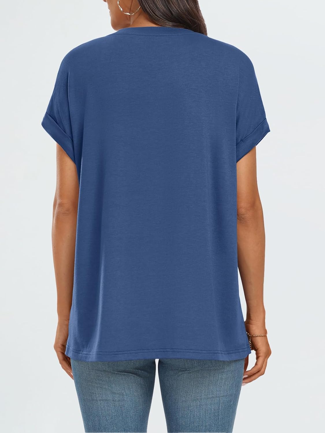 Elegante Damen-T-Shirts Sommertops Frühling Mode Business Freizeit Trainingskleidung - Bild 95 von 147