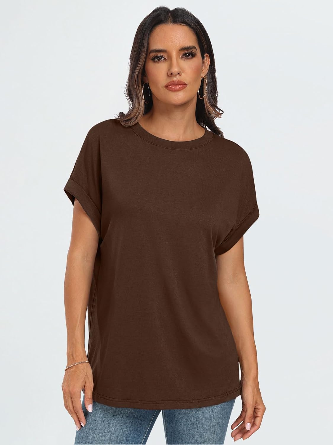 Elegante Damen-T-Shirts Sommertops Frühling Mode Business Freizeit Trainingskleidung - Bild 139 von 147
