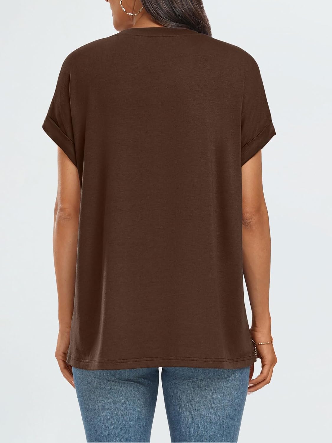 Elegante Damen-T-Shirts Sommertops Frühling Mode Business Freizeit Trainingskleidung - Bild 142 von 147