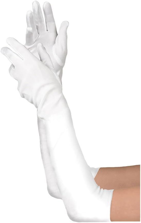 Lange Opernhandschuhe für Damen Satin Handschuhe Kostüme Braut Abendkleid - Bild 67 von 141