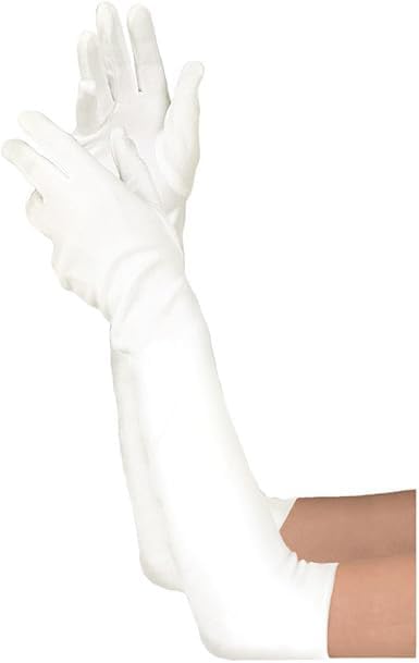 Lange Opernhandschuhe für Damen Satin Handschuhe Kostüme Braut Abendkleid - Bild 78 von 141