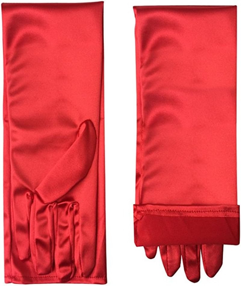 Lange Opernhandschuhe für Damen Satin Handschuhe Kostüme Braut Abendkleid - Bild 93 von 141