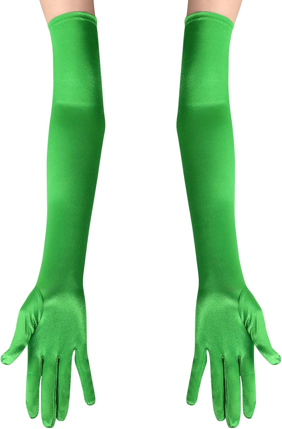 Lange Opernhandschuhe für Damen Satin Handschuhe Kostüme Braut Abendkleid - Bild 137 von 141