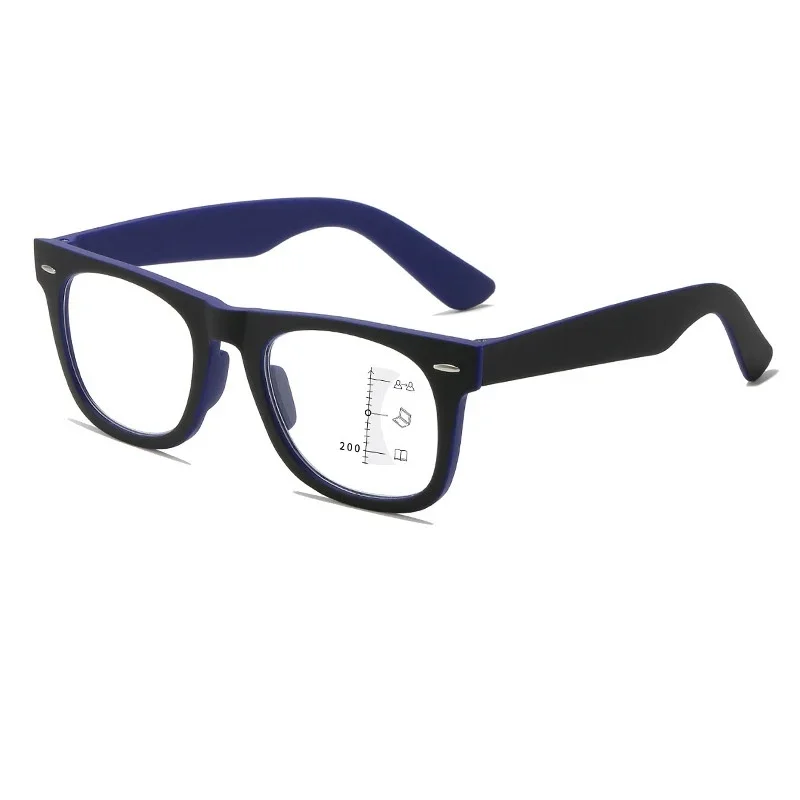 Retro Multifocal Reading Glasses Progressive Lager Frame Reader +1.0 2.0 3.0 4.0 - Picture 20 of 25