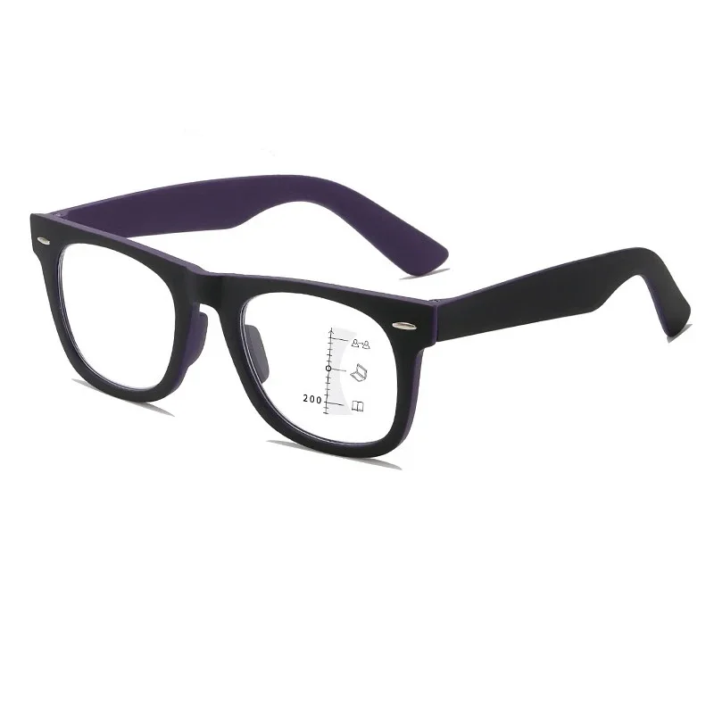 Retro Multifocal Reading Glasses Progressive Lager Frame Reader +1.0 2.0 3.0 4.0 - Picture 18 of 25