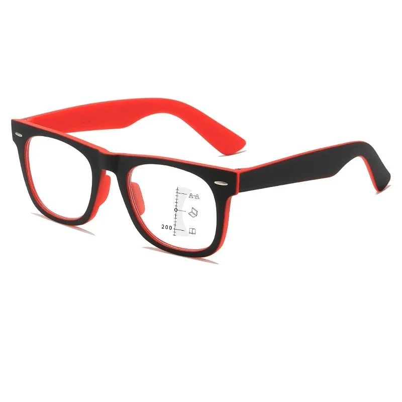 Retro Multifocal Reading Glasses Progressive Lager Frame Reader +1.0 2.0 3.0 4.0 - Picture 24 of 25