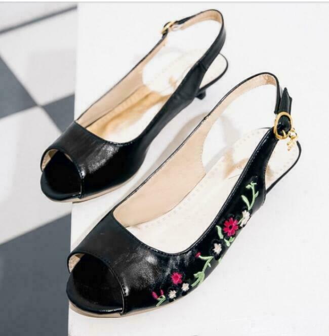 Zapatos de salón Mary Jane Lolita con hebilla al tobillo y tiras de tacón de gatito para mujer - Imagen 18 de 21