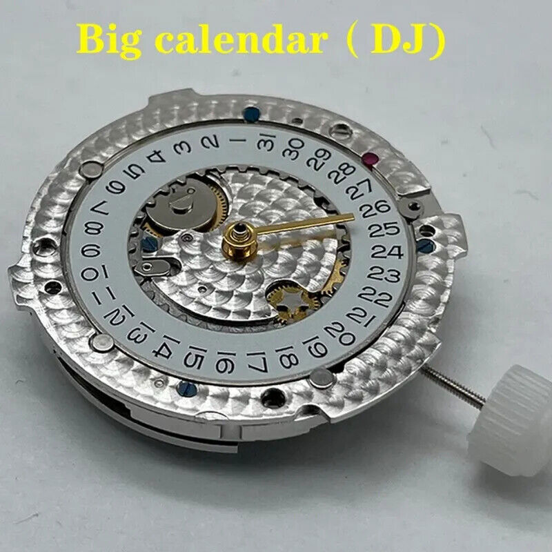 3235 Automatic Mechanical Movement Engraved VR3235 Blue Balance Wheel Parts - Picture 9 of 9