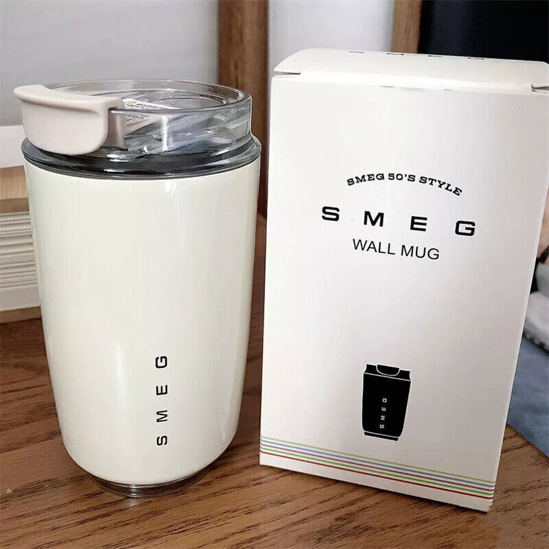 Smeg Coffee Mug Stainless Steel Travel Water Bottle Insulated Cup 8 Colors - Picture 17 of 24