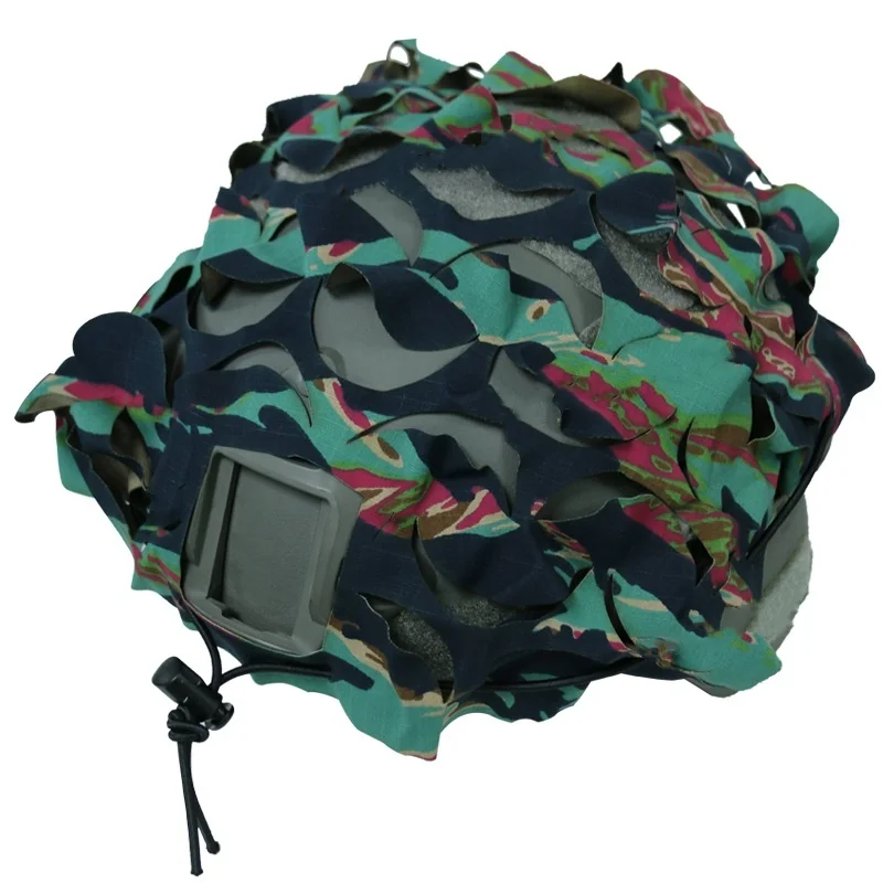 Custom various camouflage Tactical Gear DIY 3D FAST helmet cover Tiger Stripe - Picture 16 of 31