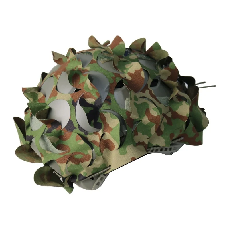 Custom various camouflage Tactical Gear DIY 3D FAST helmet cover Tiger Stripe - Picture 23 of 31