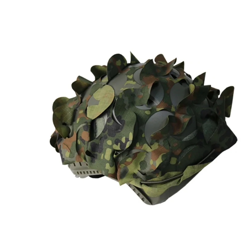 Custom various camouflage Tactical Gear DIY 3D FAST helmet cover Tiger Stripe - Picture 24 of 31