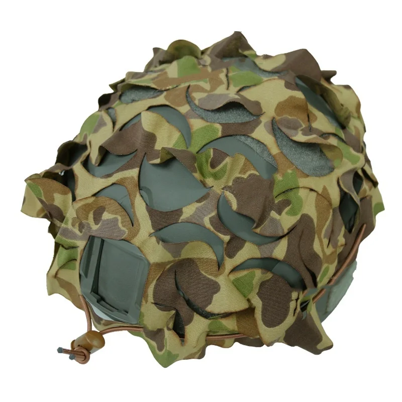 Custom various camouflage Tactical Gear DIY 3D FAST helmet cover Tiger Stripe - Picture 26 of 31