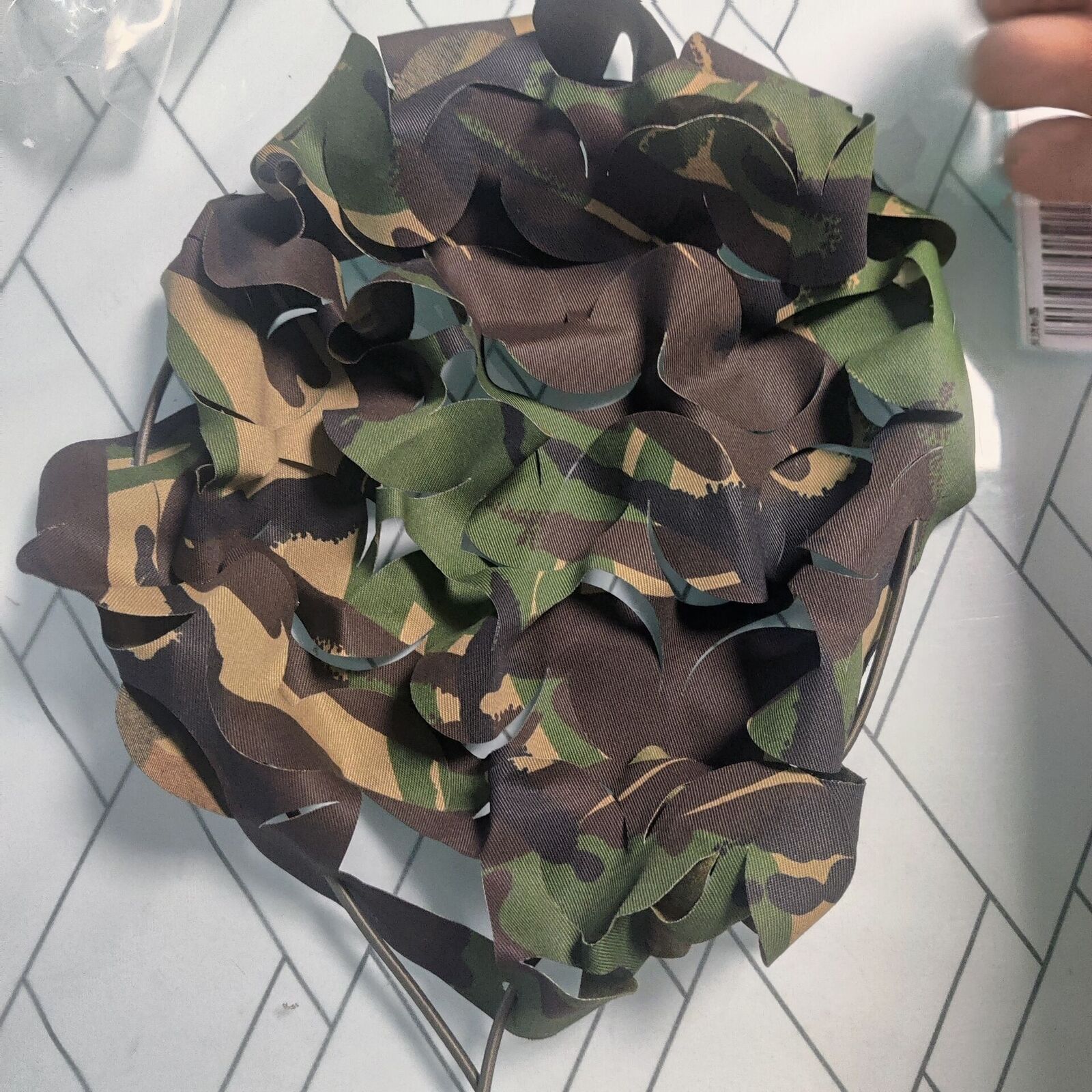 Custom various camouflage Tactical Gear DIY 3D FAST helmet cover Tiger Stripe - Picture 29 of 31