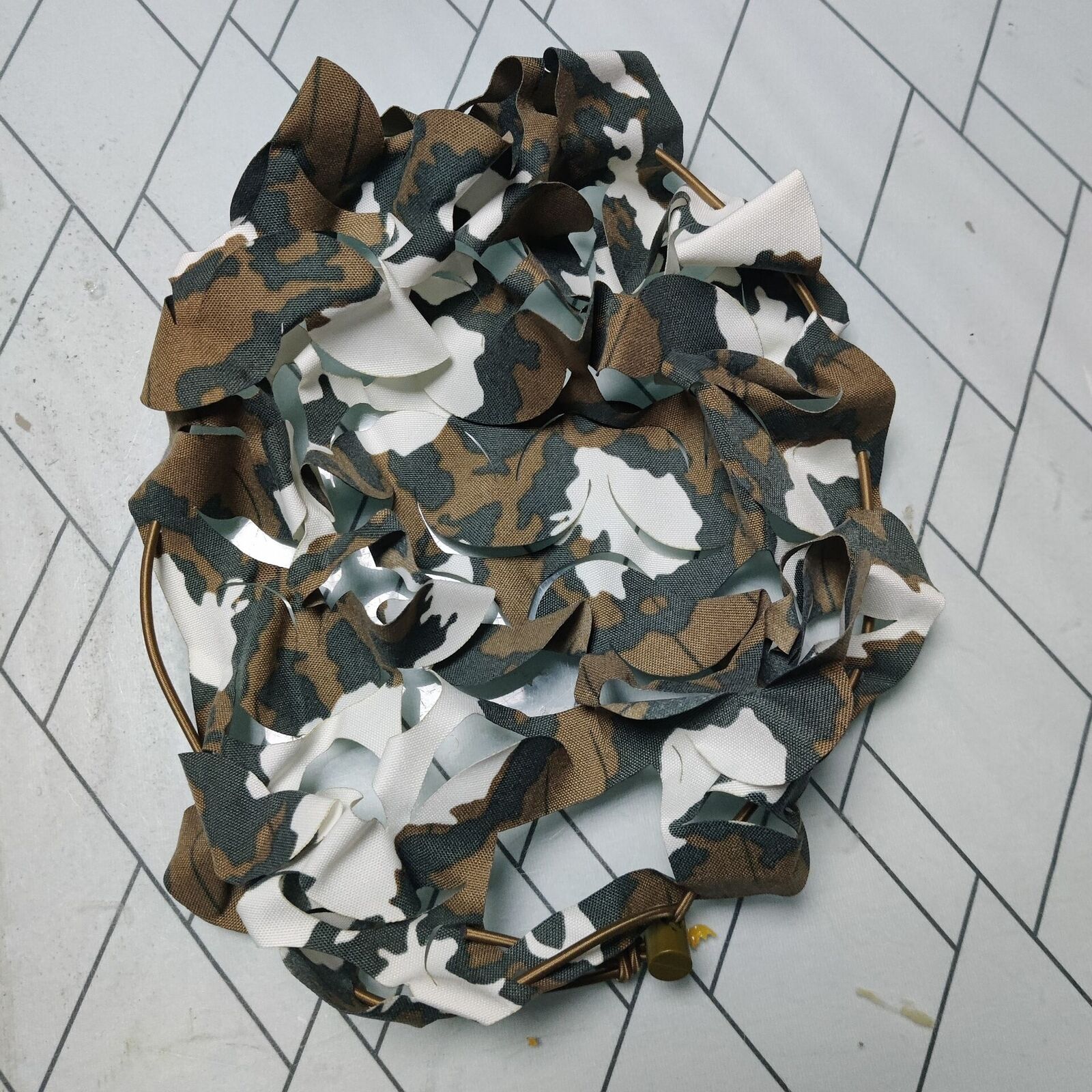Custom various camouflage Tactical Gear DIY 3D FAST helmet cover Tiger Stripe - Picture 30 of 31