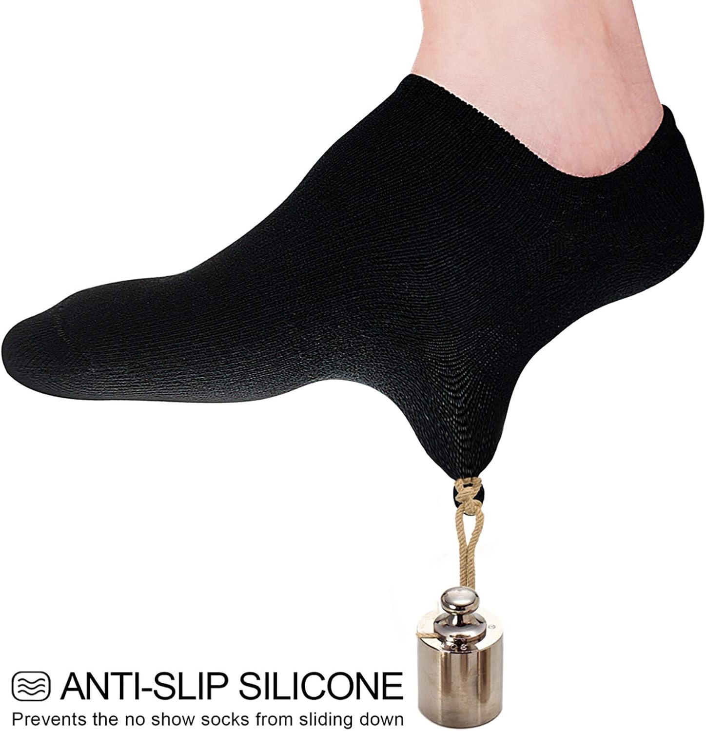 No Show Socken für Herren Damen niedrige Socken rutschfest flach Bootslinie 4/8 Paar - Bild 16 von 52