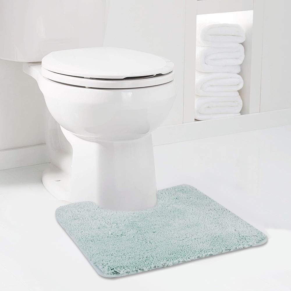Badvorleger, rutschfeste Badematte wasserabsorbierend weich Shaggy Matte Vorleger für Dusche - Bild 31 von 290