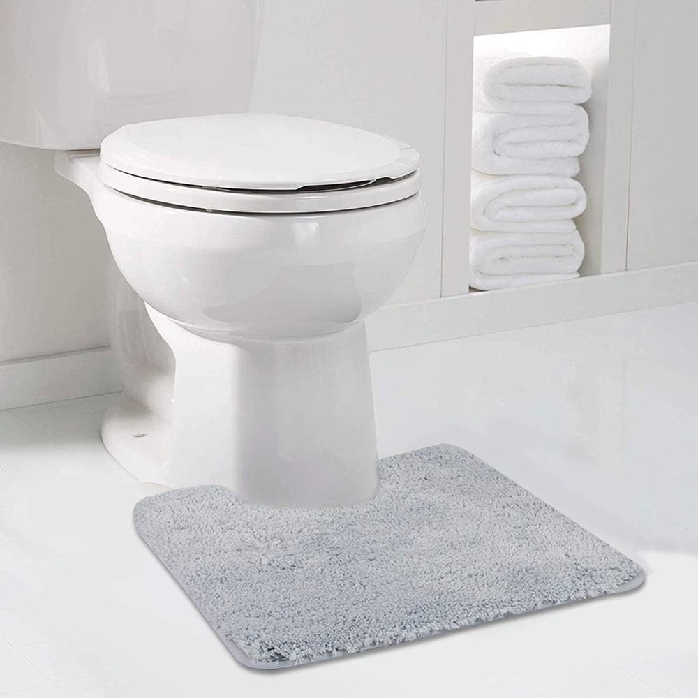 Badvorleger, rutschfeste Badematte wasserabsorbierend weich Shaggy Matte Vorleger für Dusche - Bild 42 von 290