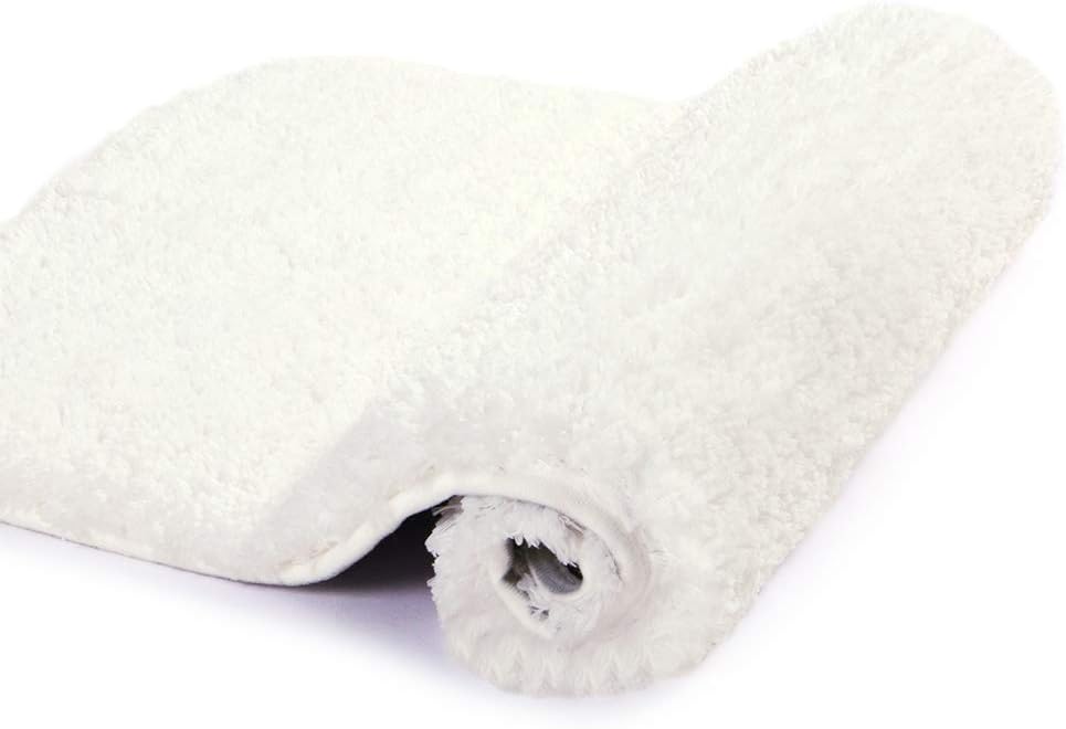 Badvorleger, rutschfeste Badematte wasserabsorbierend weich Shaggy Matte Vorleger für Dusche - Bild 57 von 290