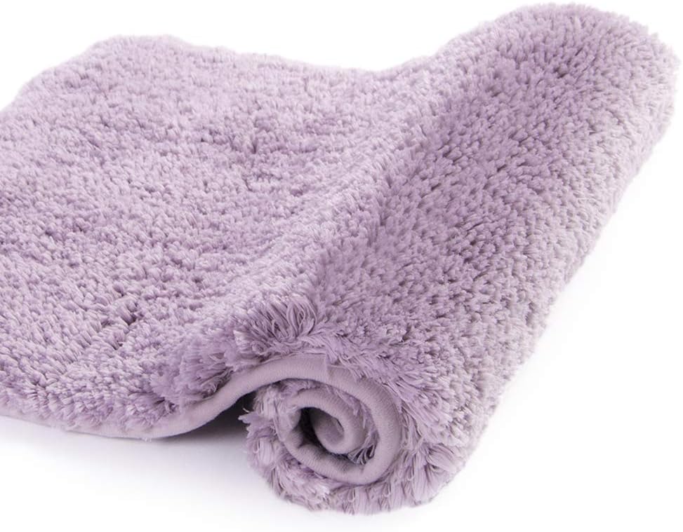 Badvorleger, rutschfeste Badematte wasserabsorbierend weich Shaggy Matte Vorleger für Dusche - Bild 77 von 290