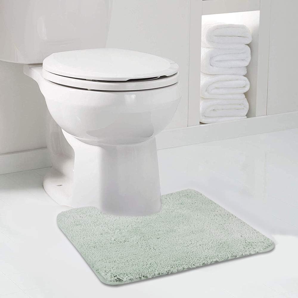 Badvorleger, rutschfeste Badematte wasserabsorbierend weich Shaggy Matte Vorleger für Dusche - Bild 120 von 290