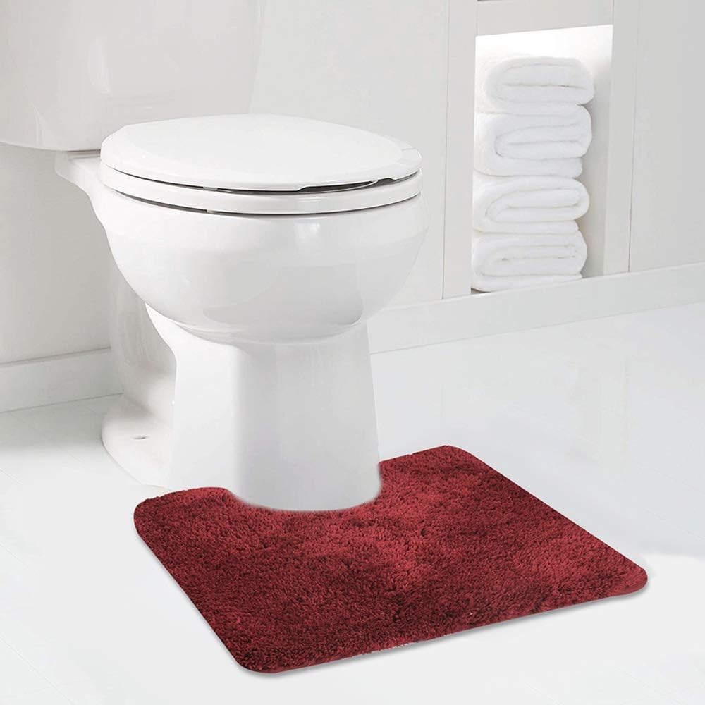 Badvorleger, rutschfeste Badematte wasserabsorbierend weich Shaggy Matte Vorleger für Dusche - Bild 131 von 290